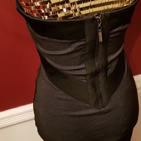 Caribbean Queen Strapless Bondage Mini Dress - Picture 5 of 6